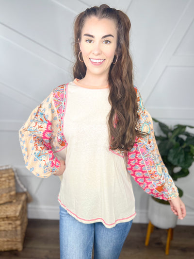 Just Breathe Top-120 Long Sleeve Tops-Easel-Heathered Boho Boutique, Women's Fashion and Accessories in Palmetto, FL