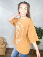 Rolling Stars Graphic Tee-130 Graphic Tees-Fantastic Fawn-Heathered Boho Boutique, Women's Fashion and Accessories in Palmetto, FL