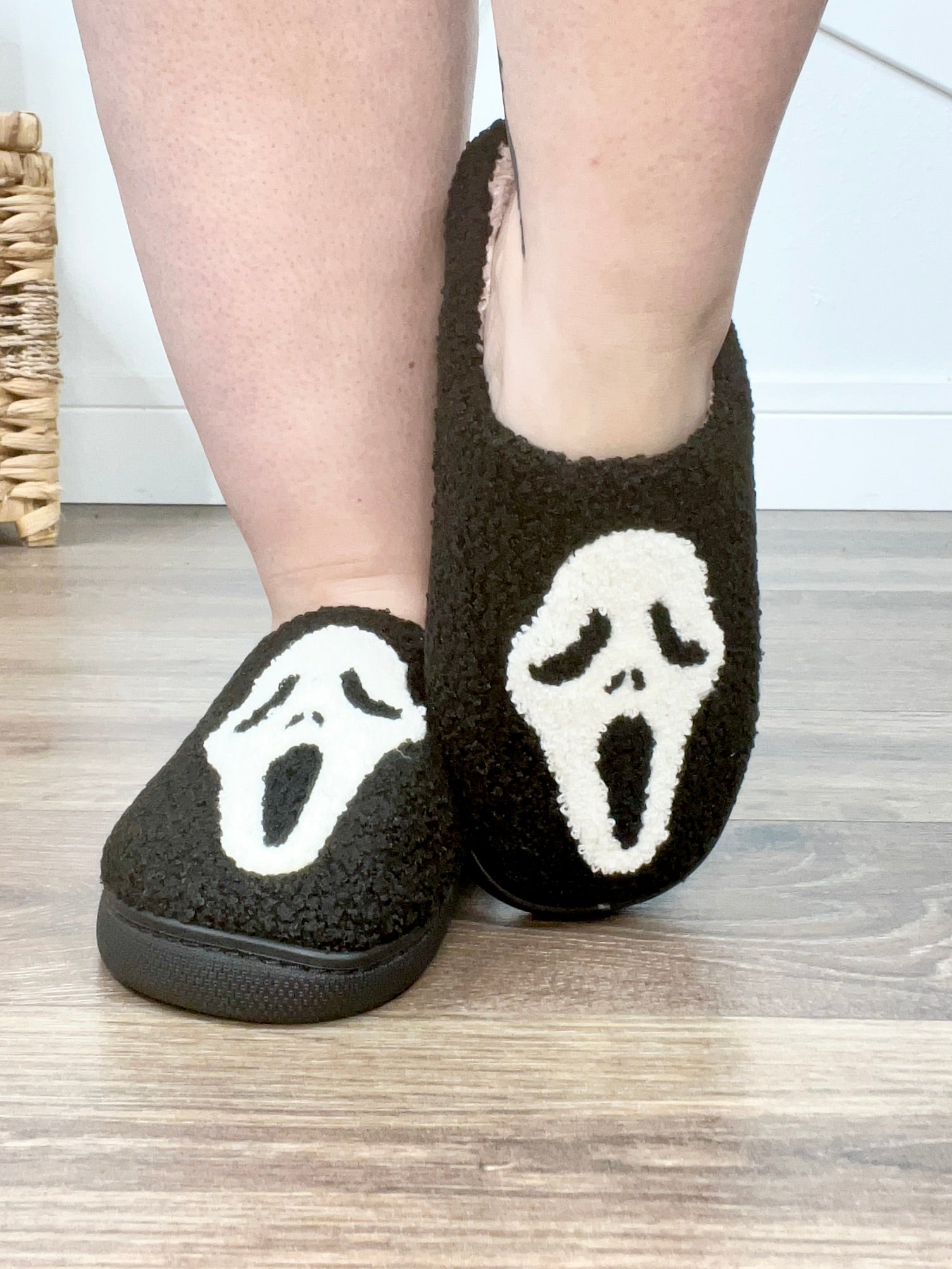 RESTOCK: Soft Plush Comfy Halloween Slippers-350 Shoes-Accity-Heathered Boho Boutique, Women's Fashion and Accessories in Palmetto, FL