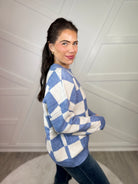 Chess Not Checkers Sweater-125 SWEATER-Miracle-Heathered Boho Boutique, Women's Fashion and Accessories in Palmetto, FL