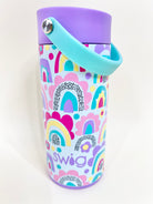 Rainglow Flip + Sip Slim Tumbler (12oz)-340 Other Accessories-Swig-Heathered Boho Boutique, Women's Fashion and Accessories in Palmetto, FL