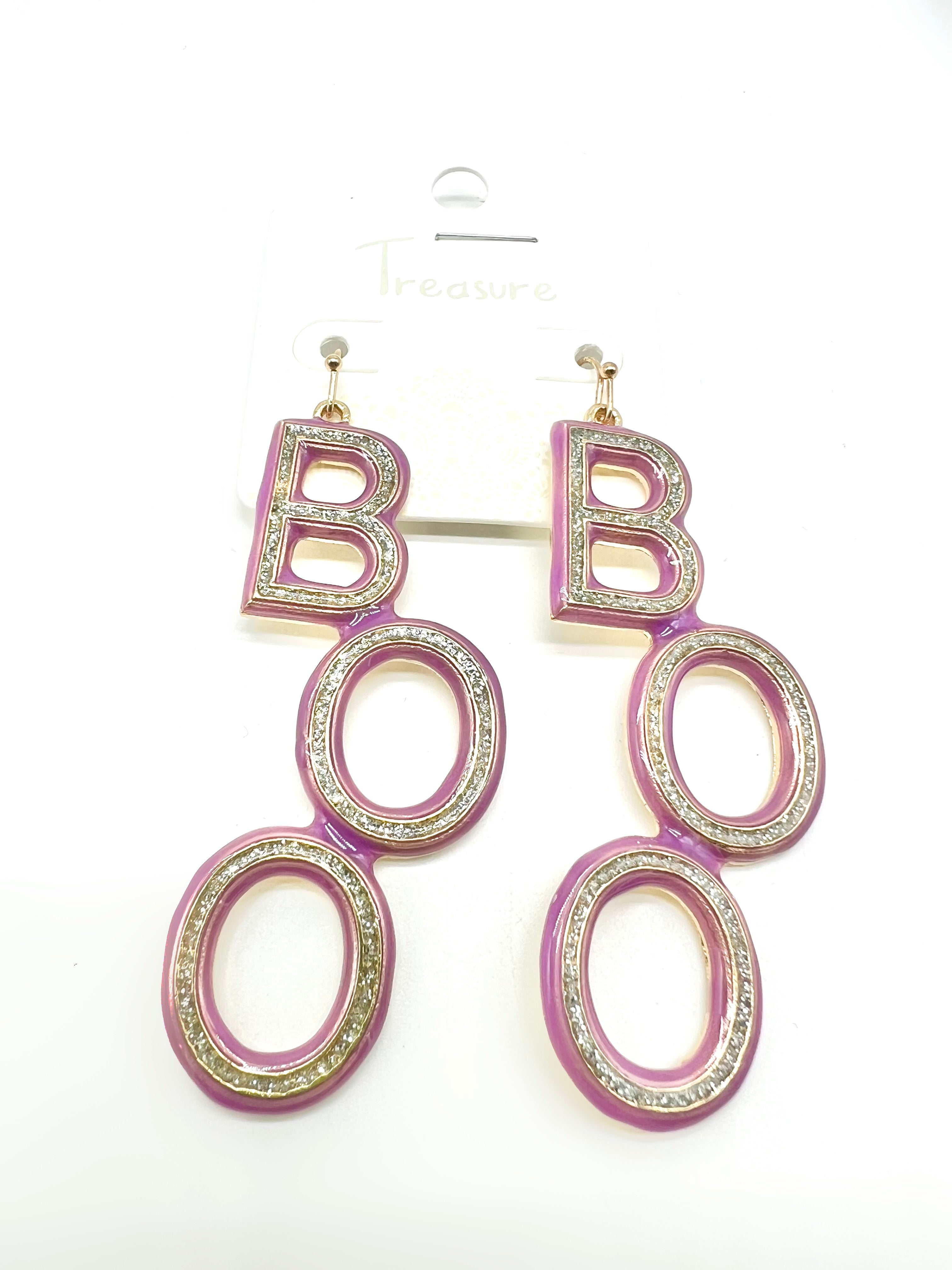 Boo Boo Halloween Earring-310 Jewelry-Joia Trading-Heathered Boho Boutique, Women's Fashion and Accessories in Palmetto, FL