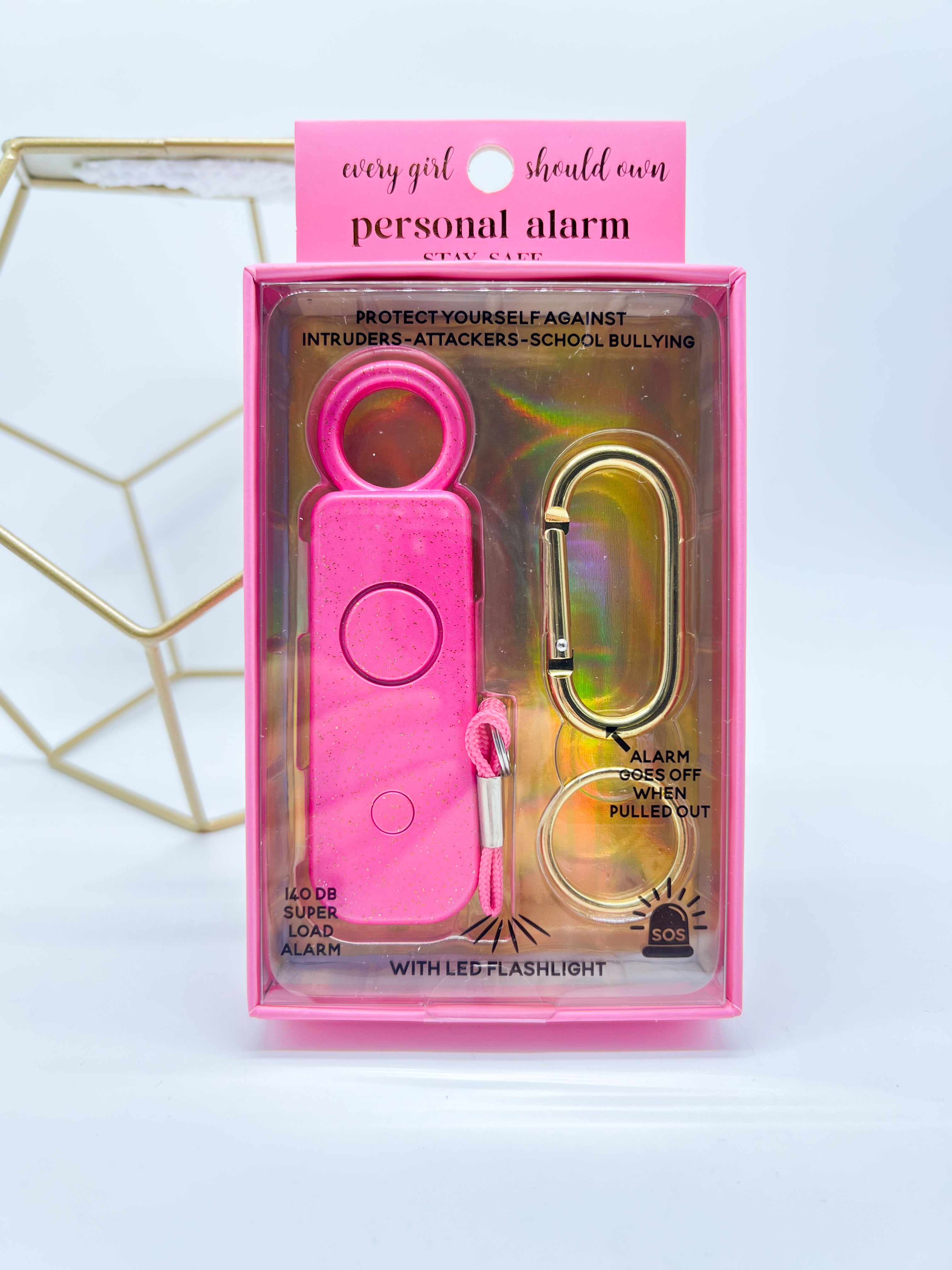 Personal Alarm Key Chain w/ LED Light-340 Other Accessories-Simply Southern-Heathered Boho Boutique, Women's Fashion and Accessories in Palmetto, FL