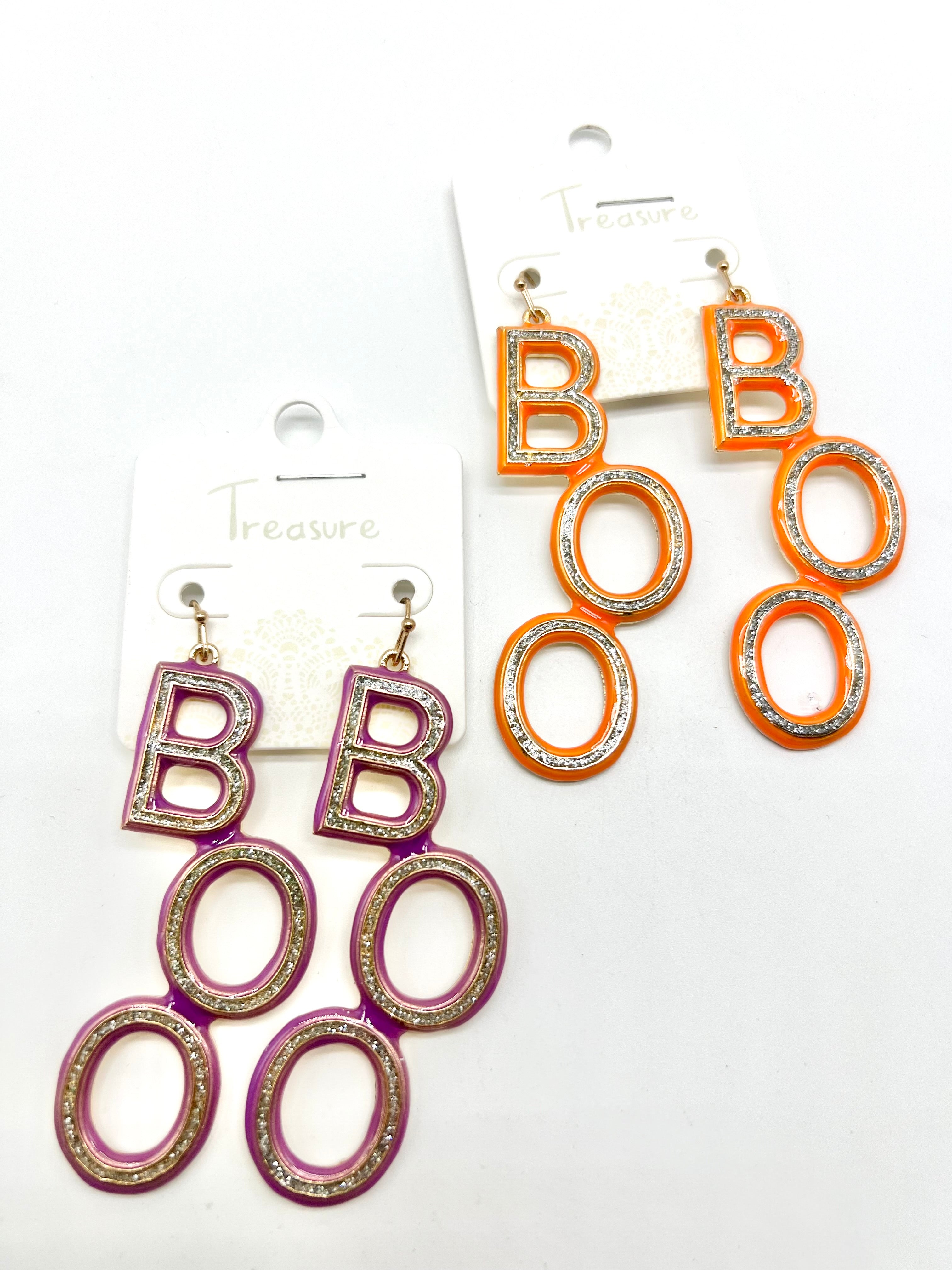 Boo Boo Halloween Earring-310 Jewelry-Joia Trading-Heathered Boho Boutique, Women's Fashion and Accessories in Palmetto, FL