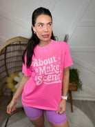 About to Make a Scene Graphic Tee-130 Graphic Tees-Heathered Boho-Heathered Boho Boutique, Women's Fashion and Accessories in Palmetto, FL