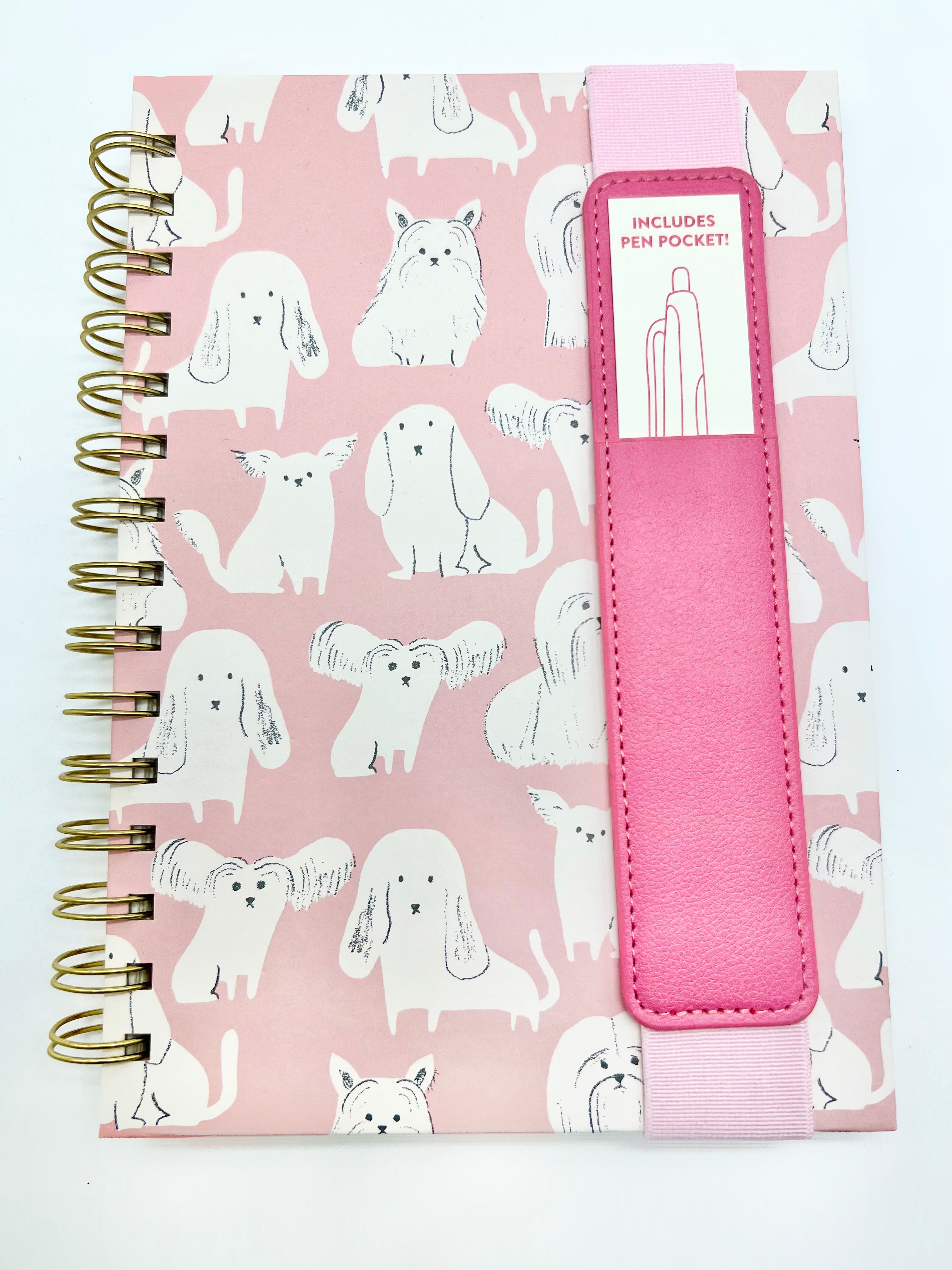 Watchdogs Oliver Notebook with Pen Pocket-340 Other Accessories-Studio Oh!-Heathered Boho Boutique, Women's Fashion and Accessories in Palmetto, FL