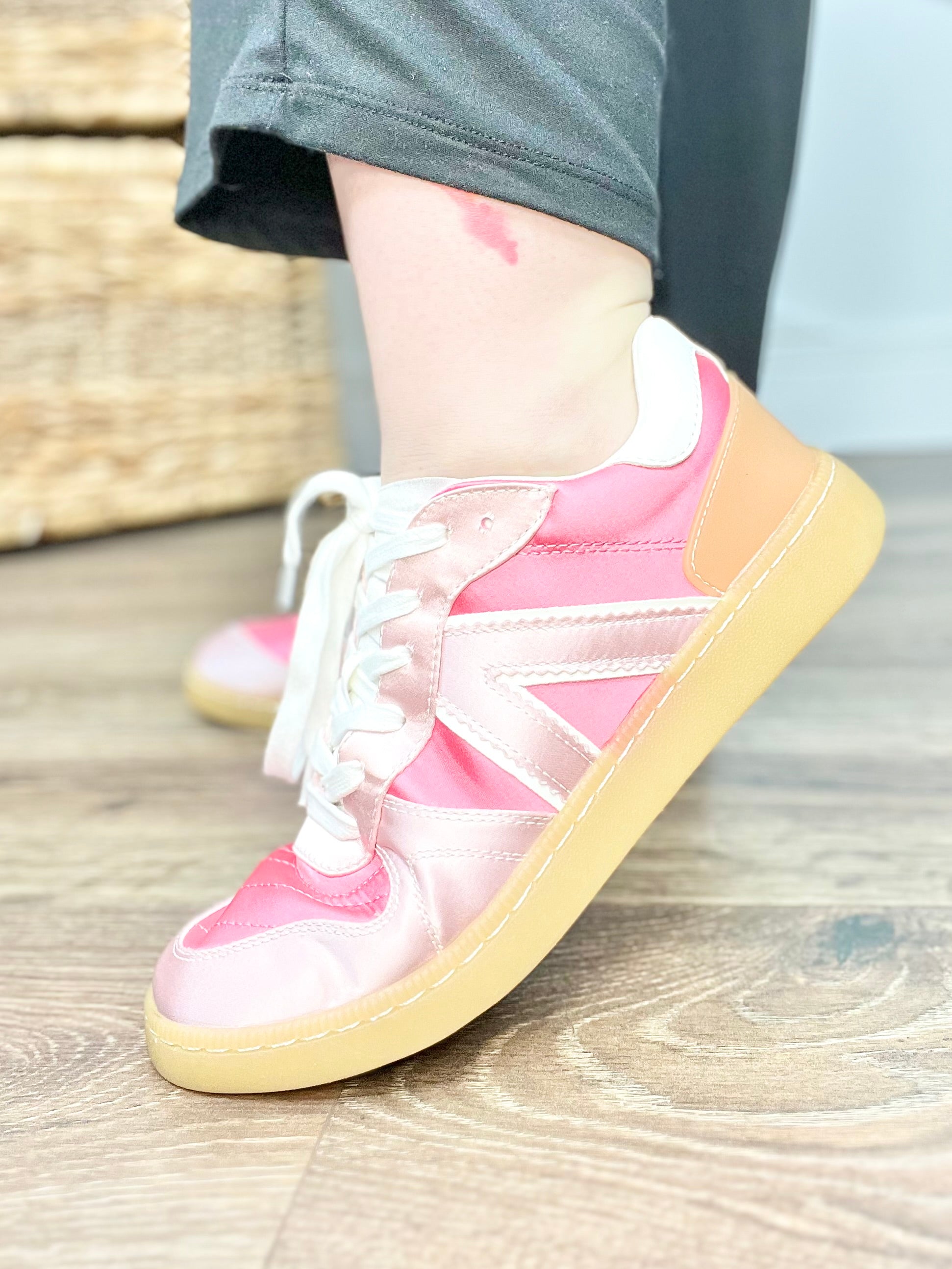 Pink Blush Vesta Sneakers-350 Shoes-Mia Shoes-Heathered Boho Boutique, Women's Fashion and Accessories in Palmetto, FL