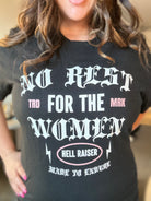 No Rest for the Women Graphic Tee-130 Graphic Tees-Heathered Boho-Heathered Boho Boutique, Women's Fashion and Accessories in Palmetto, FL