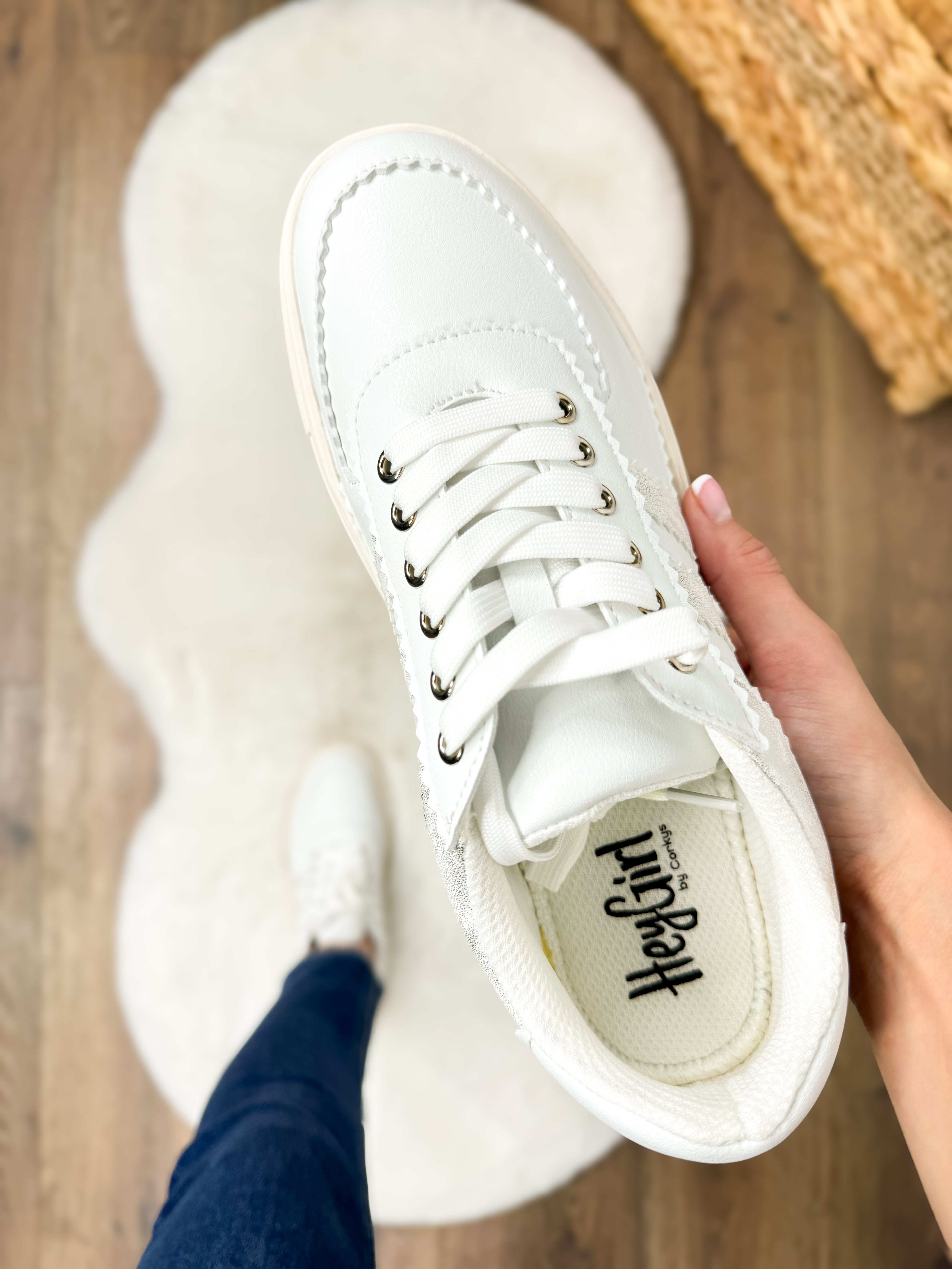 Rizz Sneakers - White-350 Shoes-Corkys-Heathered Boho Boutique, Women's Fashion and Accessories in Palmetto, FL