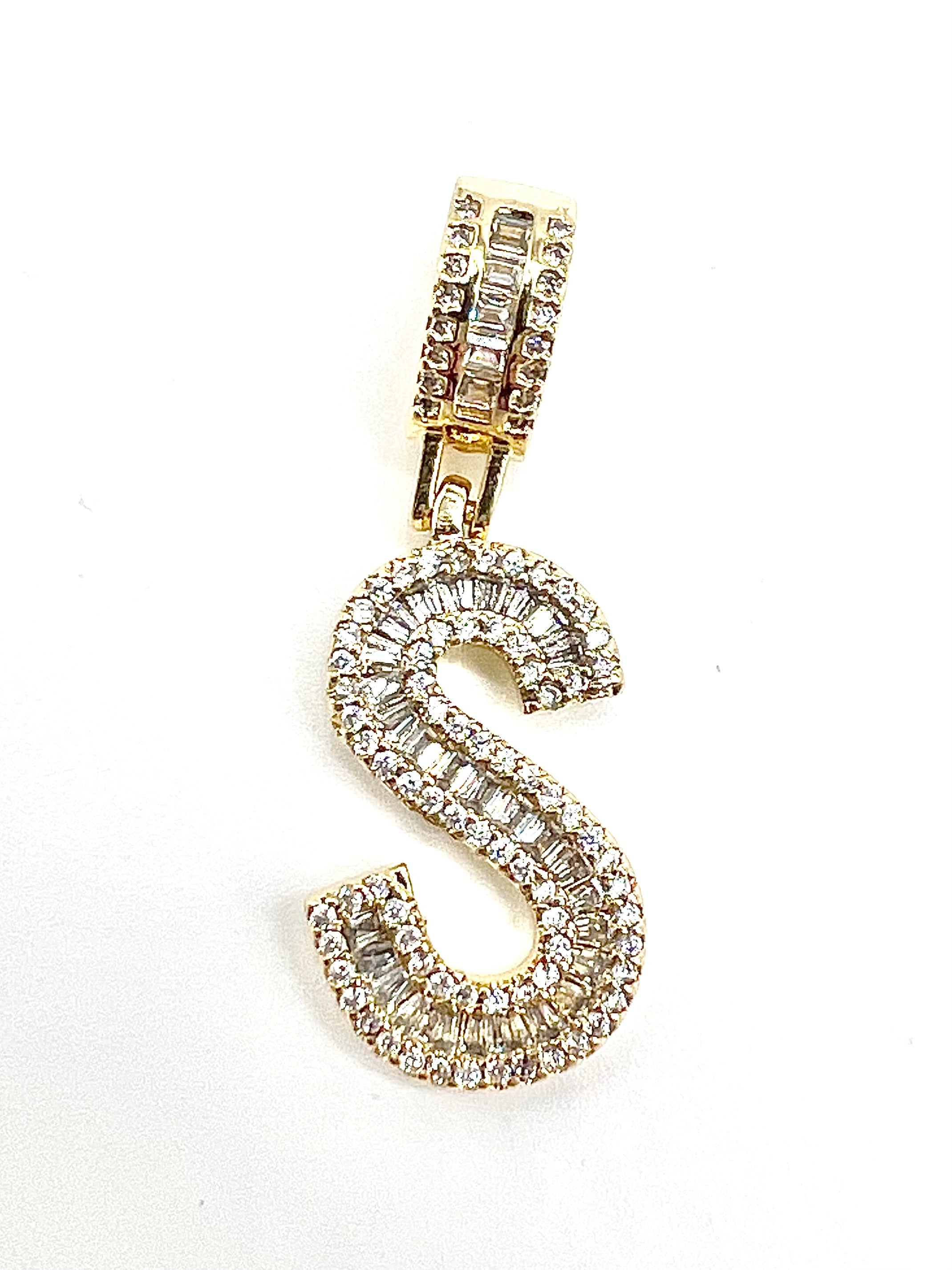 Crystal Initial Charm-310 Jewelry-Treasure Jewels-Heathered Boho Boutique, Women's Fashion and Accessories in Palmetto, FL