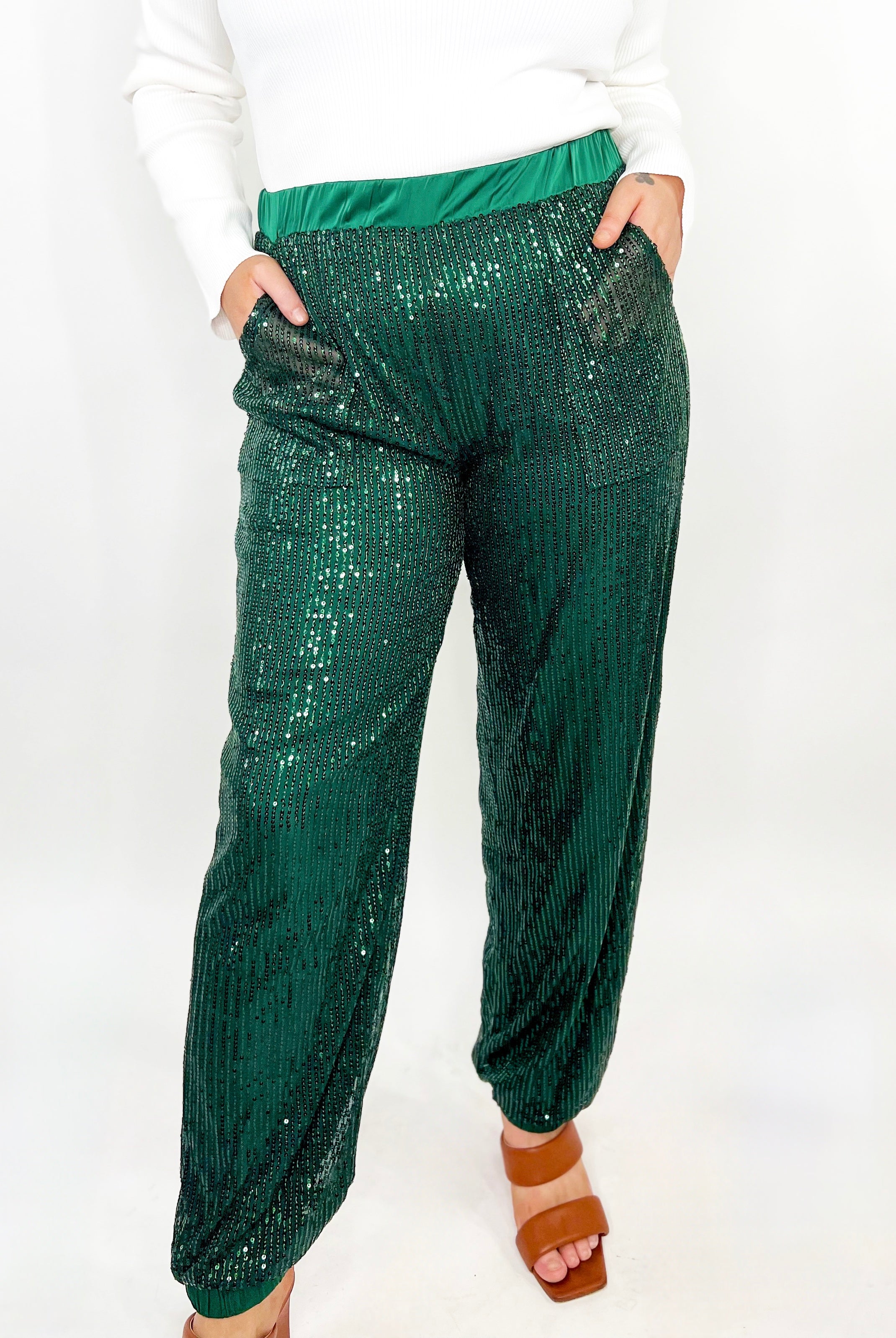 Party Pants-150 PANTS-Oddi-Heathered Boho Boutique, Women's Fashion and Accessories in Palmetto, FL