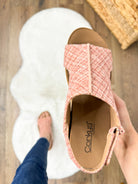 Carley Wedges - Blush Tweed-350 Shoes-Corkys-Heathered Boho Boutique, Women's Fashion and Accessories in Palmetto, FL