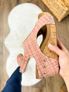 Carley Wedges - Blush Tweed-350 Shoes-Corkys-Heathered Boho Boutique, Women's Fashion and Accessories in Palmetto, FL