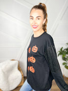 The Great Pumpkin Sweatshirt-120 Long Sleeve Tops-Southern Grace-Heathered Boho Boutique, Women's Fashion and Accessories in Palmetto, FL