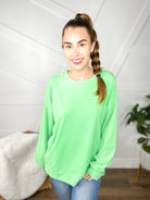 Me Time Crewneck-120 Long Sleeve Tops-Southern Grace-Heathered Boho Boutique, Women's Fashion and Accessories in Palmetto, FL