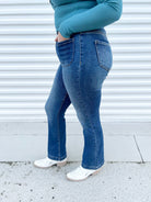 Take on the Day Straight Leg by Risen Jeans-190 Jeans-Risen Jeans-Heathered Boho Boutique, Women's Fashion and Accessories in Palmetto, FL