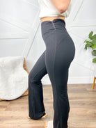 Lifestyle Flared Yoga Pants-150 PANTS-Rae Mode-Heathered Boho Boutique, Women's Fashion and Accessories in Palmetto, FL