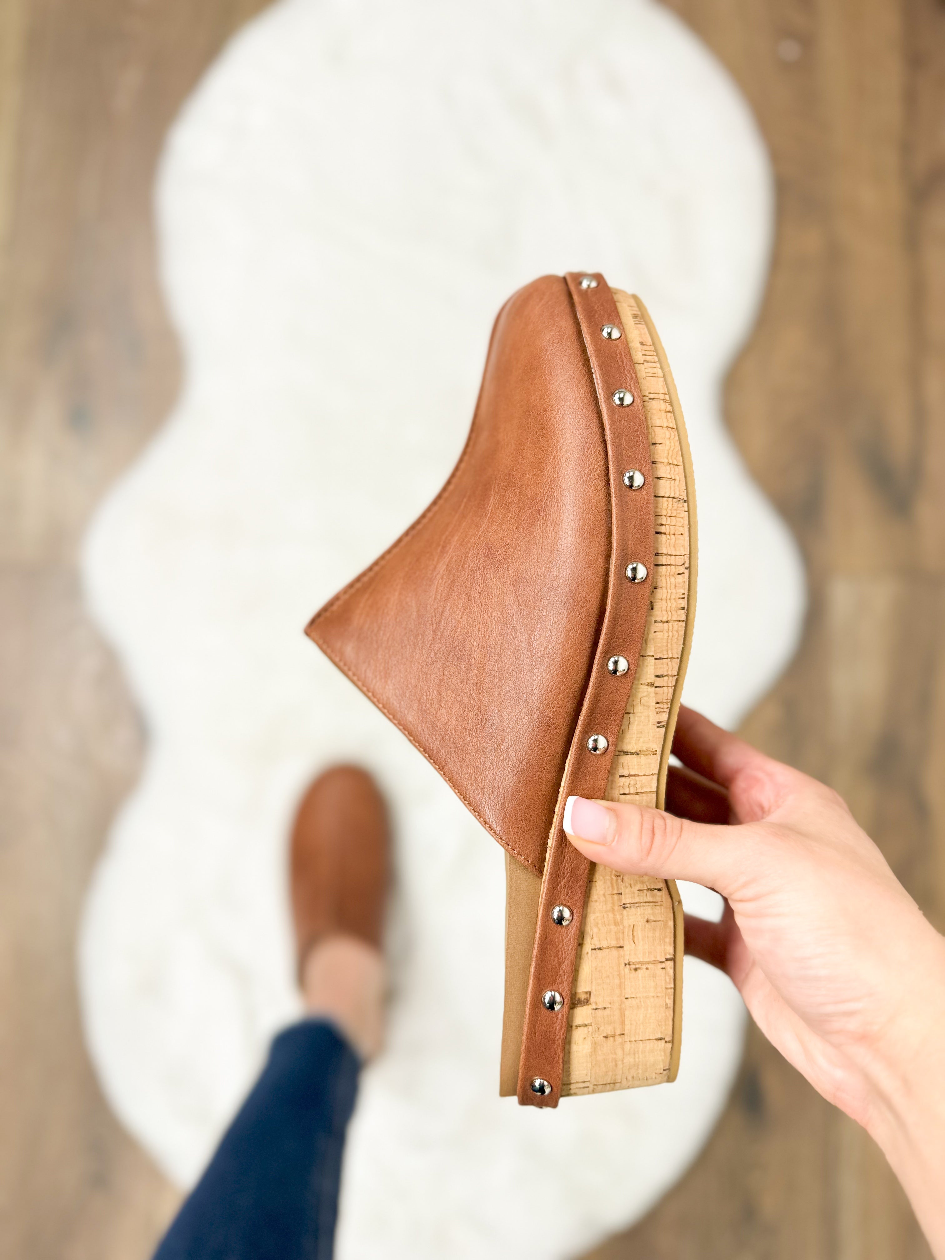 RESTOCK: Newbie Clogs - Bourbon-350 Shoes-Corkys-Heathered Boho Boutique, Women's Fashion and Accessories in Palmetto, FL