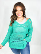 RESTOCK: Cue the Dramatics Sweater-125 Sweater-Bibi-Heathered Boho Boutique, Women's Fashion and Accessories in Palmetto, FL