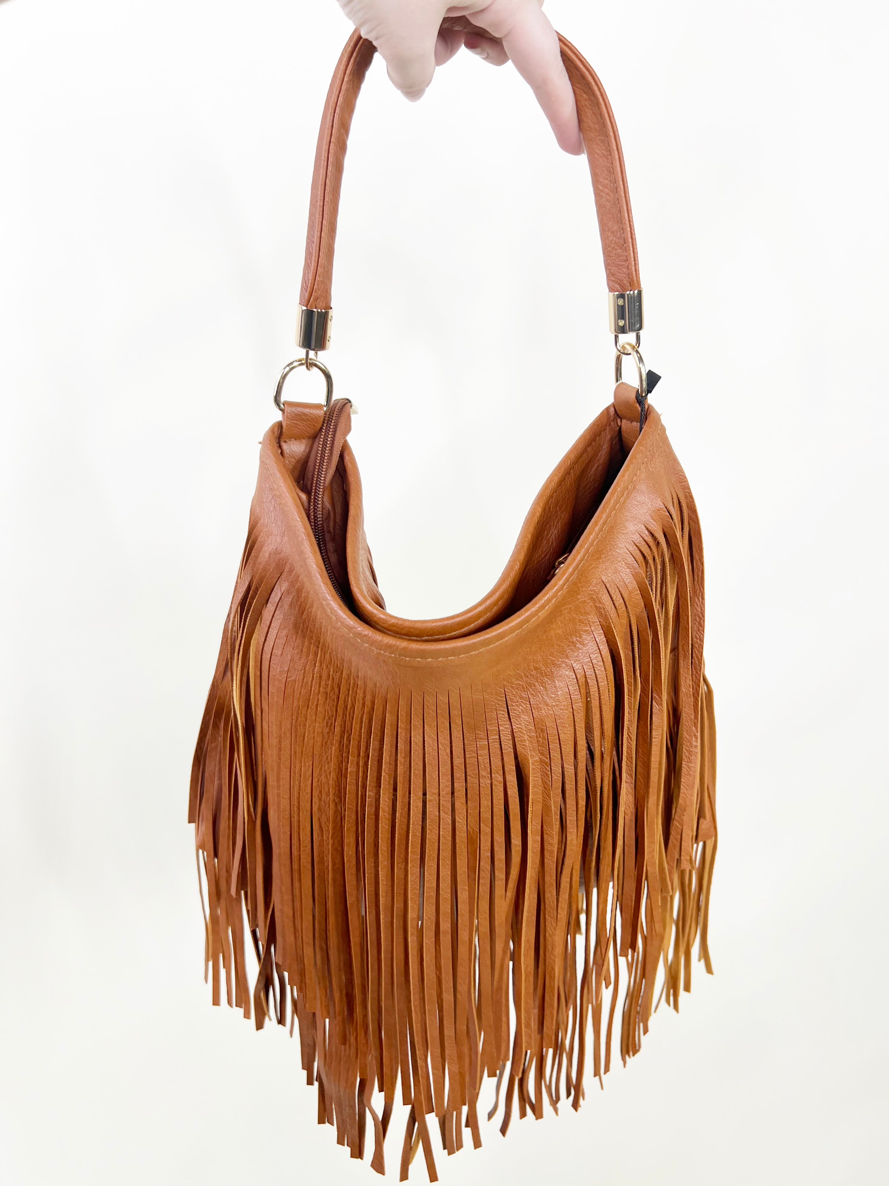 RESTOCK:Soft Fringe Purse-320 Bags-Accity-Heathered Boho Boutique, Women's Fashion and Accessories in Palmetto, FL