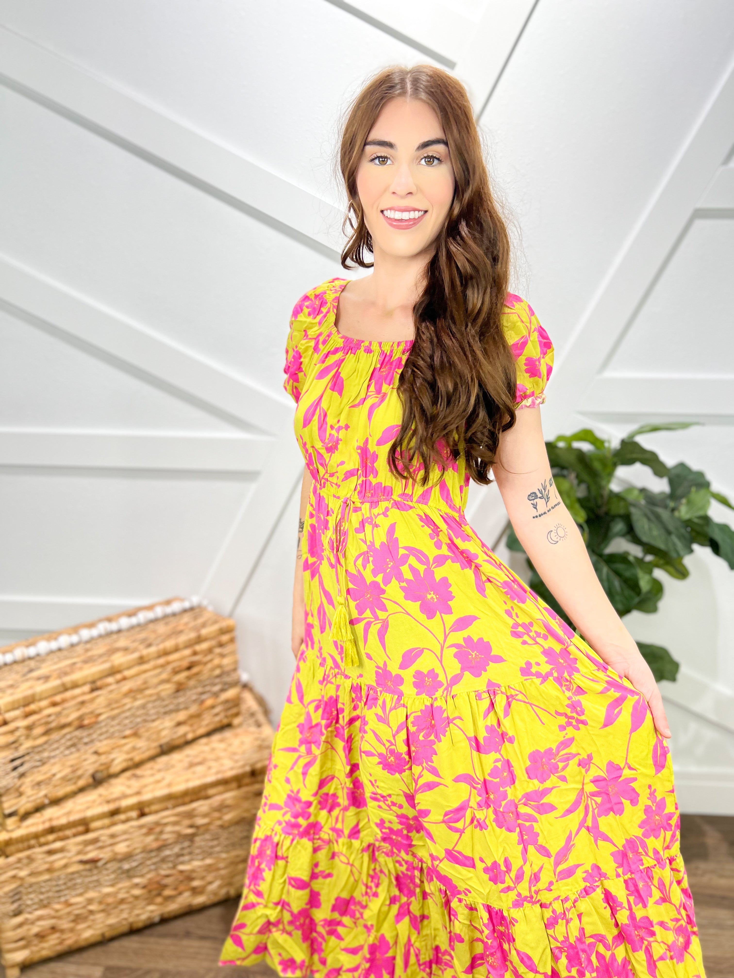 Captivated Dress-230 Dresses/Jumpsuits/Rompers-Easel-Heathered Boho Boutique, Women's Fashion and Accessories in Palmetto, FL