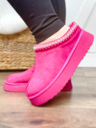 Yndigo Slippers - Bright Pink-350 Shoes-Mia Shoes-Heathered Boho Boutique, Women's Fashion and Accessories in Palmetto, FL