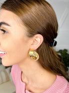 Charlotte Earrings-310 Jewelry-Rad & Rae-Heathered Boho Boutique, Women's Fashion and Accessories in Palmetto, FL