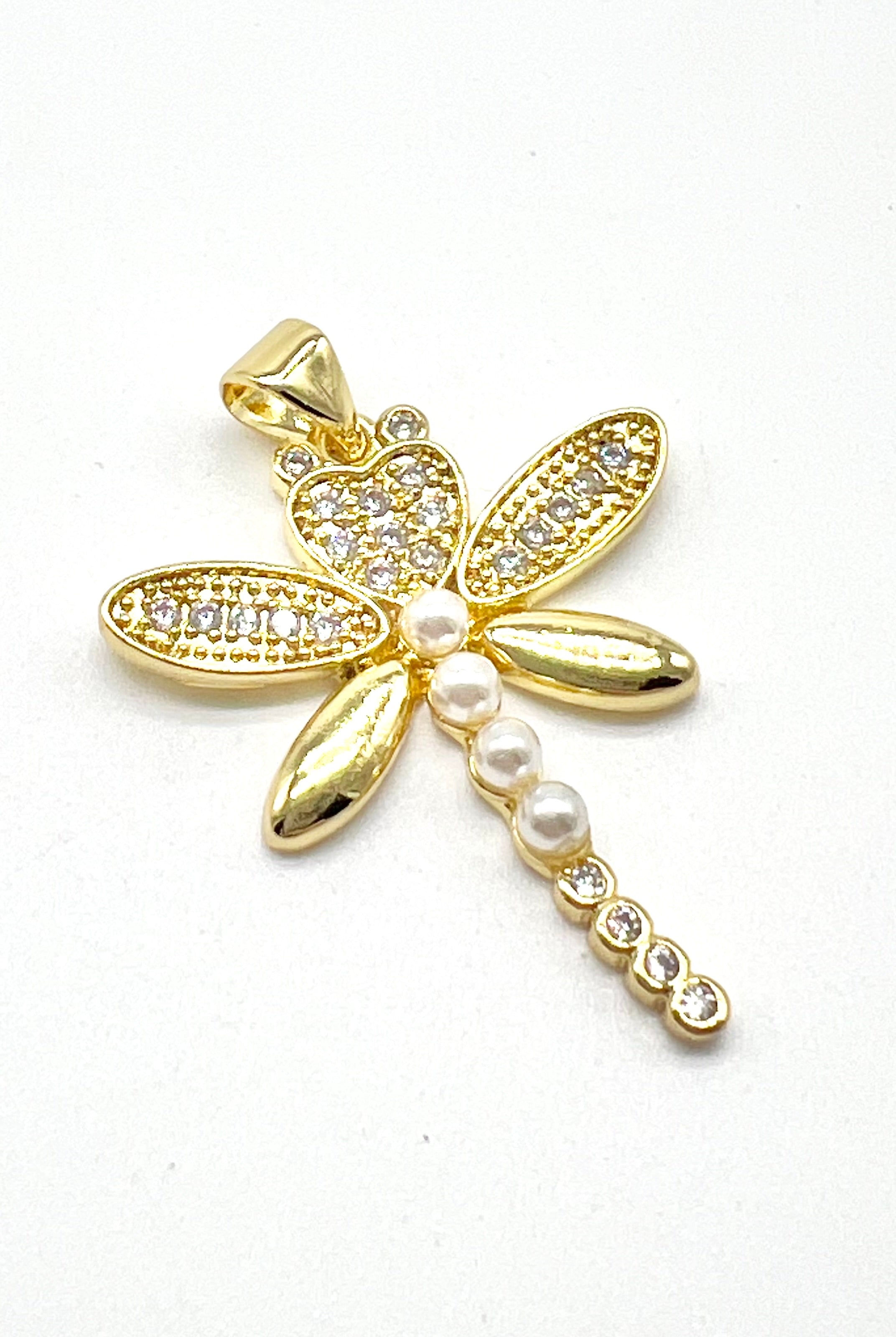Dragonfly Charm-310 Jewelry-Treasure Jewels-Heathered Boho Boutique, Women's Fashion and Accessories in Palmetto, FL