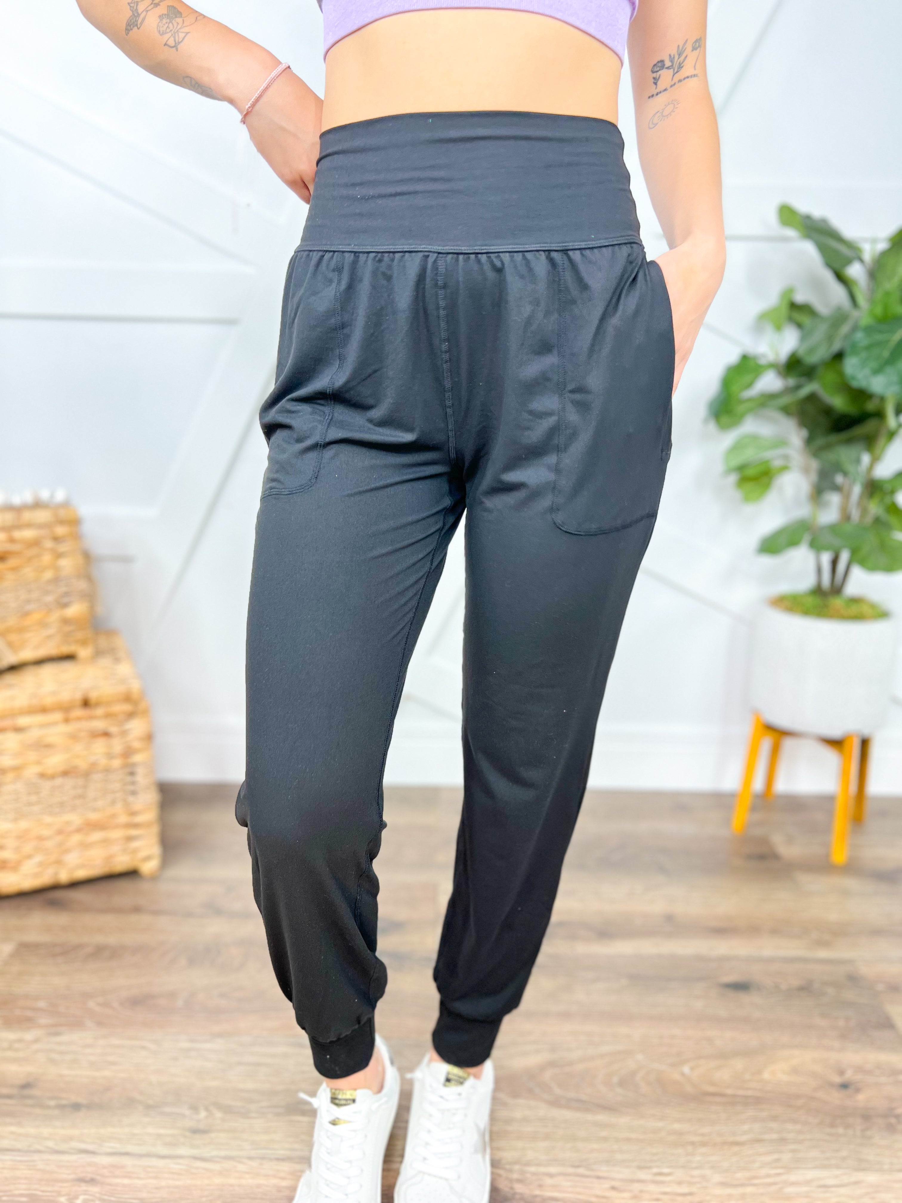 RESTOCK : In Control Joggers-150 PANTS-Rae Mode-Heathered Boho Boutique, Women's Fashion and Accessories in Palmetto, FL