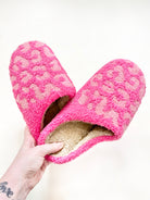 Pink Leopard Slippers-350 Shoes-Jess Lea-Heathered Boho Boutique, Women's Fashion and Accessories in Palmetto, FL