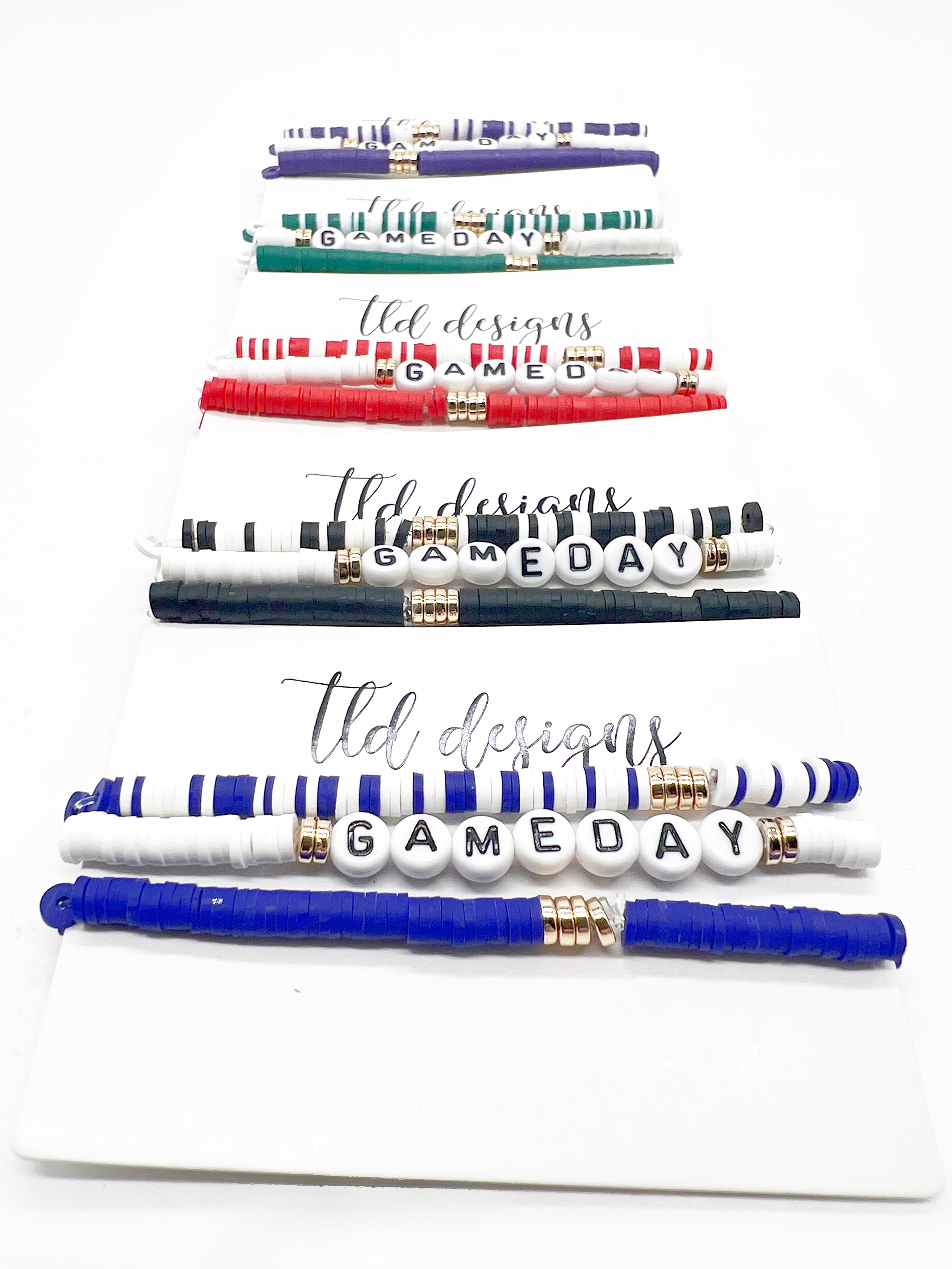 Game Day Bracelets-310 JEWELRY-TLD DESIGNS-Heathered Boho Boutique, Women's Fashion and Accessories in Palmetto, FL