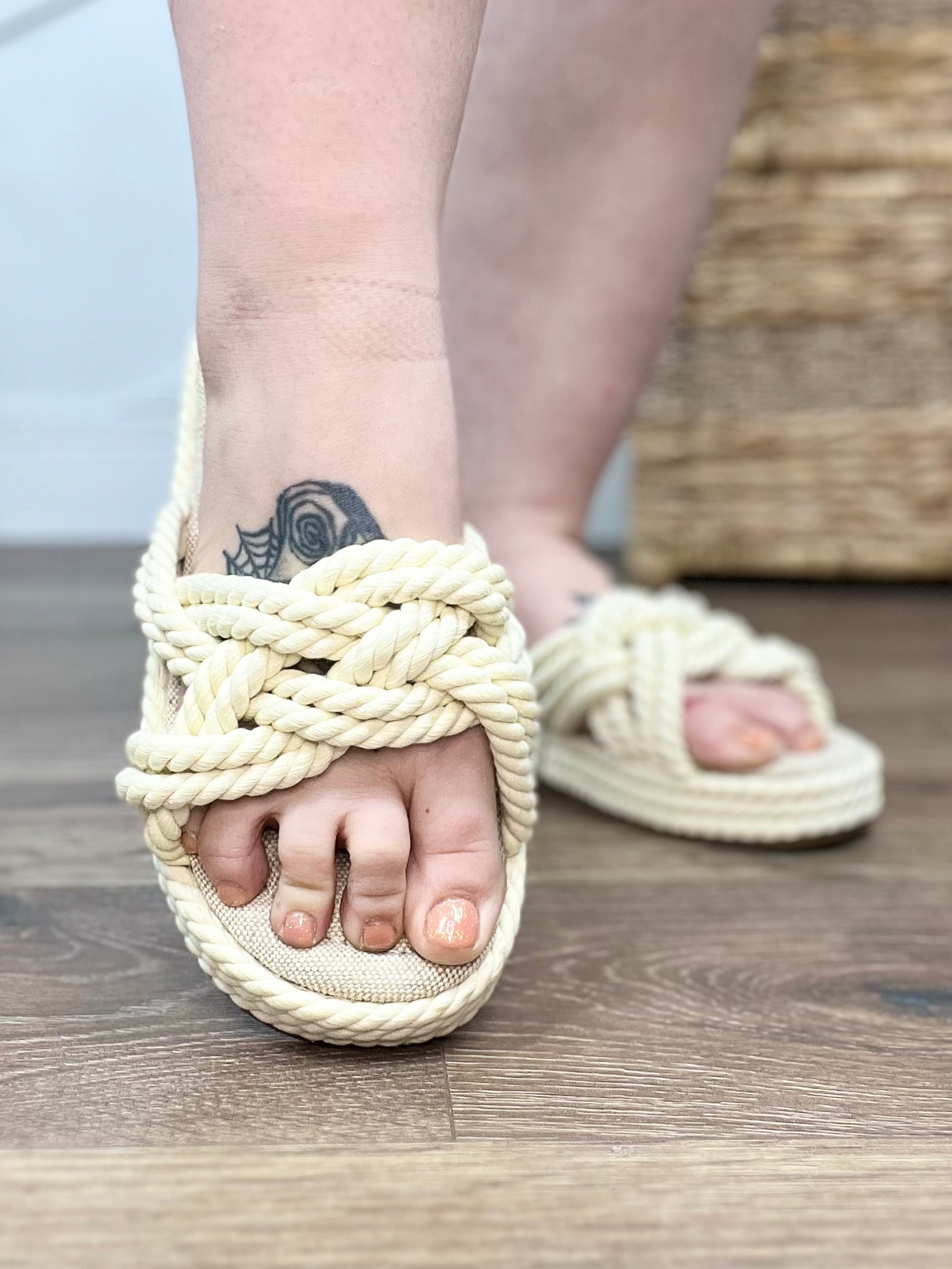 Off White Miko Sandals-350 Shoes-Mia Shoes-Heathered Boho Boutique, Women's Fashion and Accessories in Palmetto, FL