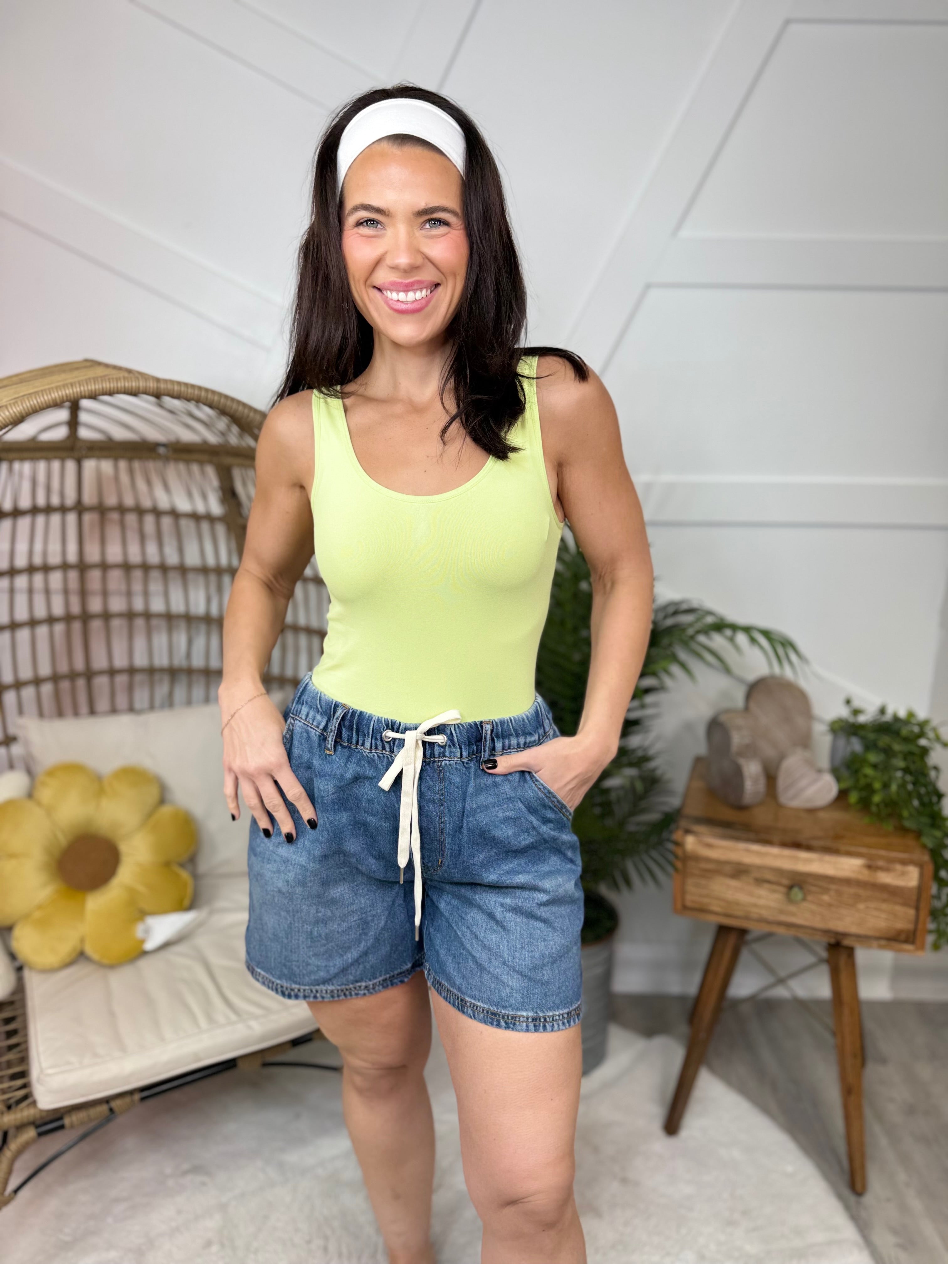 Light As a Feather Shorts by Judy Blue-160 SHORTS-Judy Blue-Heathered Boho Boutique, Women's Fashion and Accessories in Palmetto, FL