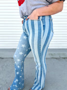 Liberty Flares by Judy Blue-190 Jeans-Judy Blue-Heathered Boho Boutique, Women's Fashion and Accessories in Palmetto, FL