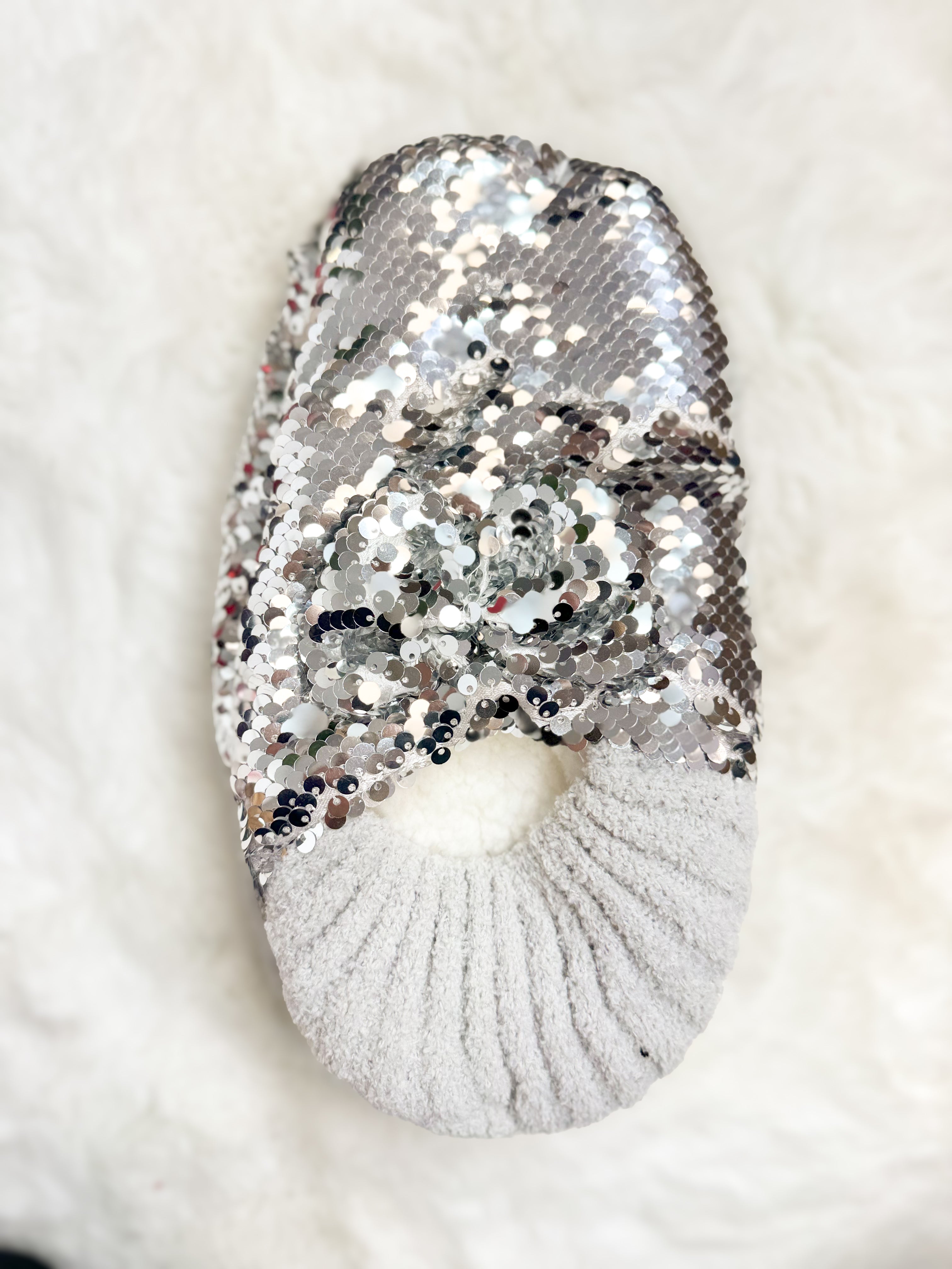 RESTOCK: Sequin Slipper Socks-340 OTHER ACCESSORIES-Simply Southern-Heathered Boho Boutique, Women's Fashion and Accessories in Palmetto, FL