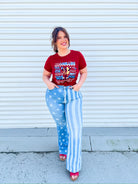 Liberty Flares by Judy Blue-190 Jeans-Judy Blue-Heathered Boho Boutique, Women's Fashion and Accessories in Palmetto, FL