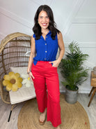 Feel Good Wide Leg Pants-150 PANTS-DEAR SCARLETT-Heathered Boho Boutique, Women's Fashion and Accessories in Palmetto, FL