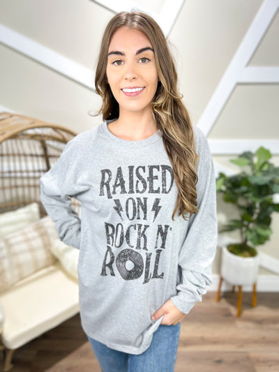 Raised on Rock and Roll Graphic Top