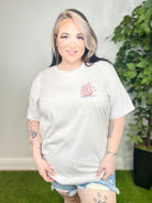 Spilling the Tea Since 1773 Graphic Tee-130 Graphic Tees-Heathered Boho-Heathered Boho Boutique, Women's Fashion and Accessories in Palmetto, FL