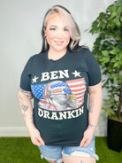 Ben Drankin' Graphic Tee-130 Graphic Tees-Heathered Boho-Heathered Boho Boutique, Women's Fashion and Accessories in Palmetto, FL