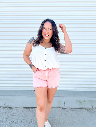 Lola Denim Shorts-160 shorts-Southern Grace-Heathered Boho Boutique, Women's Fashion and Accessories in Palmetto, FL