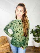 RESTOCK : Made of Flowers Mesh Top-120 Long Sleeve Tops-Davi & Dani-Heathered Boho Boutique, Women's Fashion and Accessories in Palmetto, FL