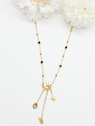 Celestial Glow Charm Necklace-310 Jewelry-NIHAO JEWELRY-Heathered Boho Boutique, Women's Fashion and Accessories in Palmetto, FL