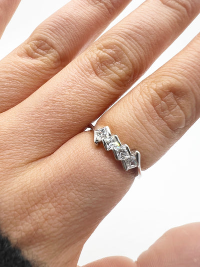 DOORBUSTER: A Row of CZ Ring