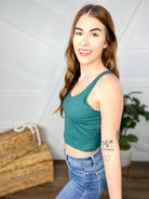 Restock: Capable Of Anything Brami Workout Top-100 Tank/Crop Tops-Rae Mode-Heathered Boho Boutique, Women's Fashion and Accessories in Palmetto, FL