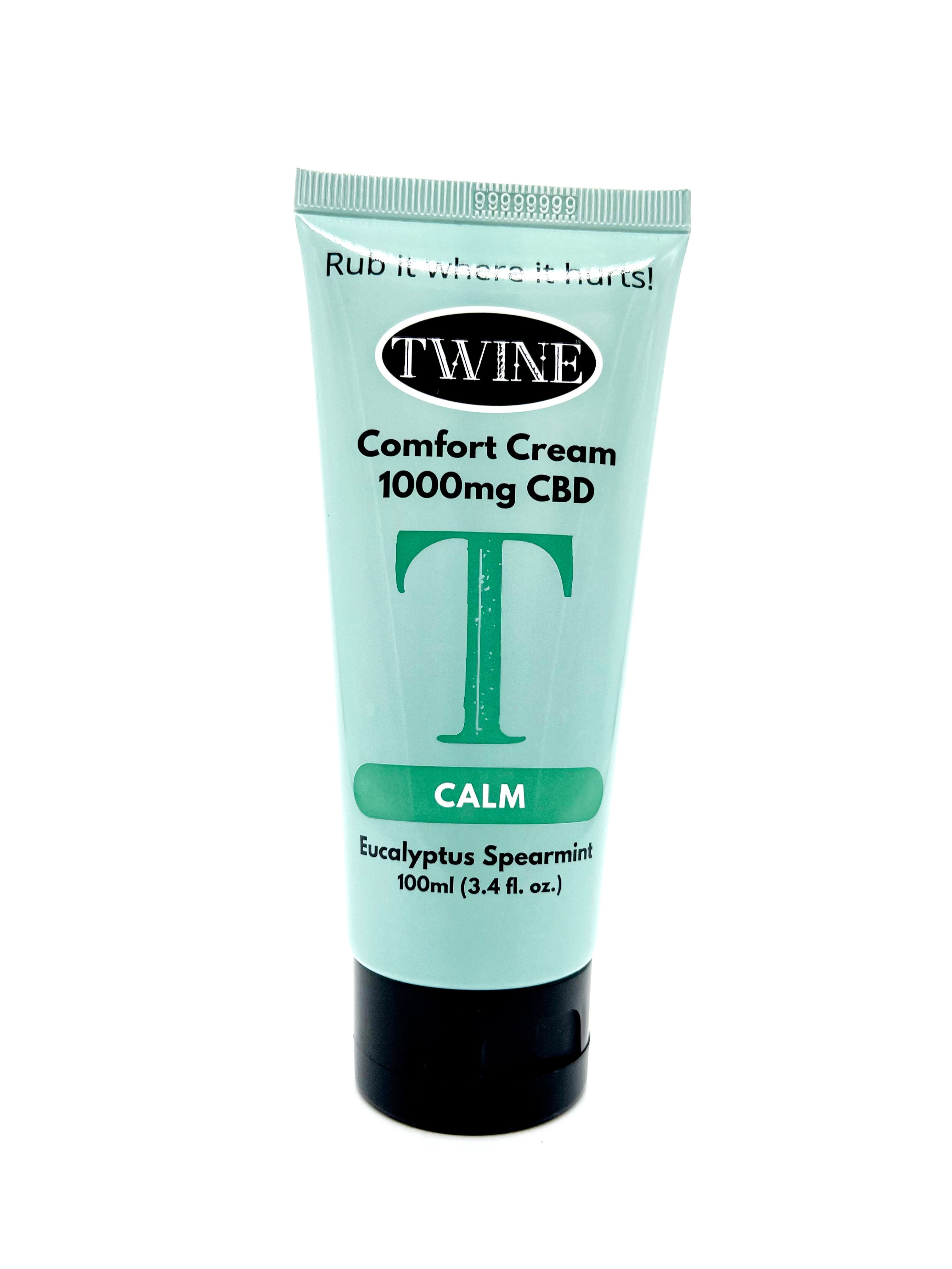 PREORDER: Comfort Cream 1000mg CBD-340 Other Accessories-Twine-Heathered Boho Boutique, Women's Fashion and Accessories in Palmetto, FL