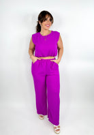 RESTOCK: Jessica Pant Set-240 Activewear/Sets-Blakeley-Heathered Boho Boutique, Women's Fashion and Accessories in Palmetto, FL