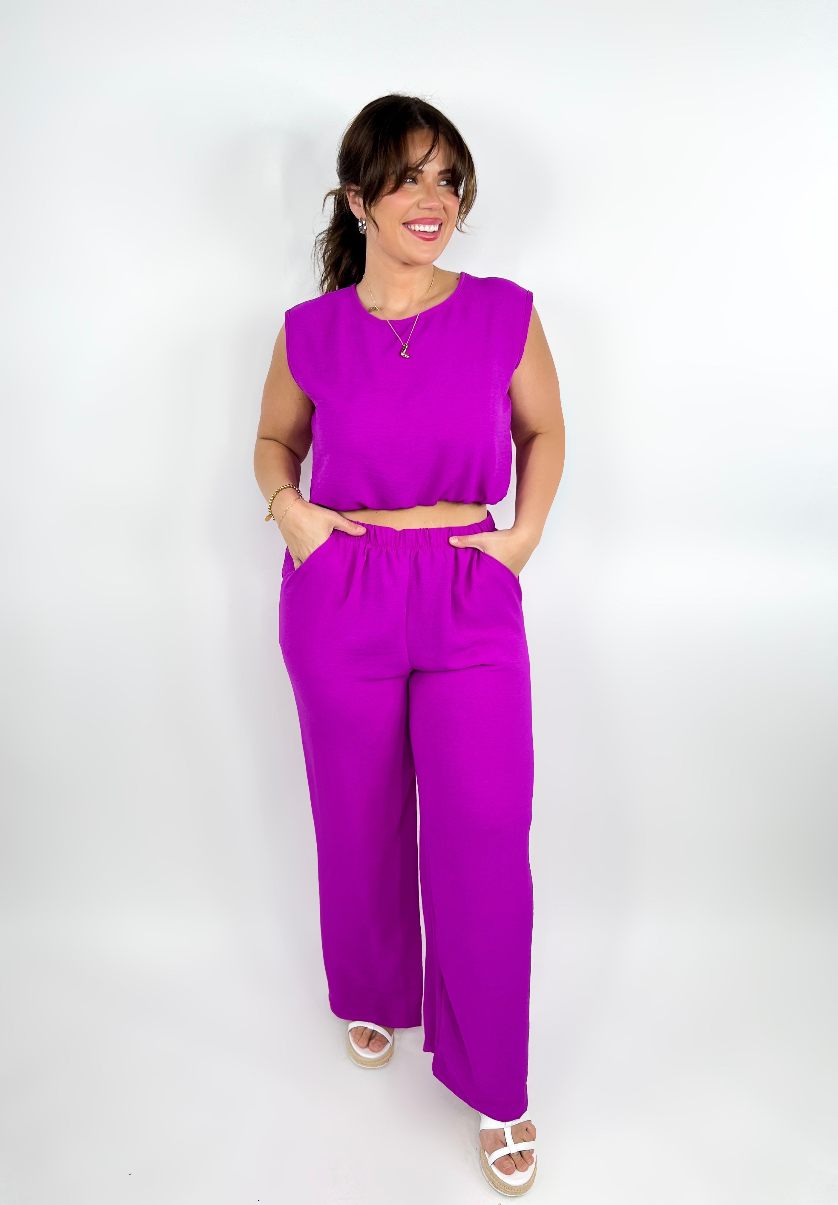 RESTOCK: Jessica Pant Set-240 Activewear/Sets-Blakeley-Heathered Boho Boutique, Women's Fashion and Accessories in Palmetto, FL