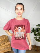 Spooky Season Graphic Tee-130 Graphic Tees-Heathered Boho-Heathered Boho Boutique, Women's Fashion and Accessories in Palmetto, FL