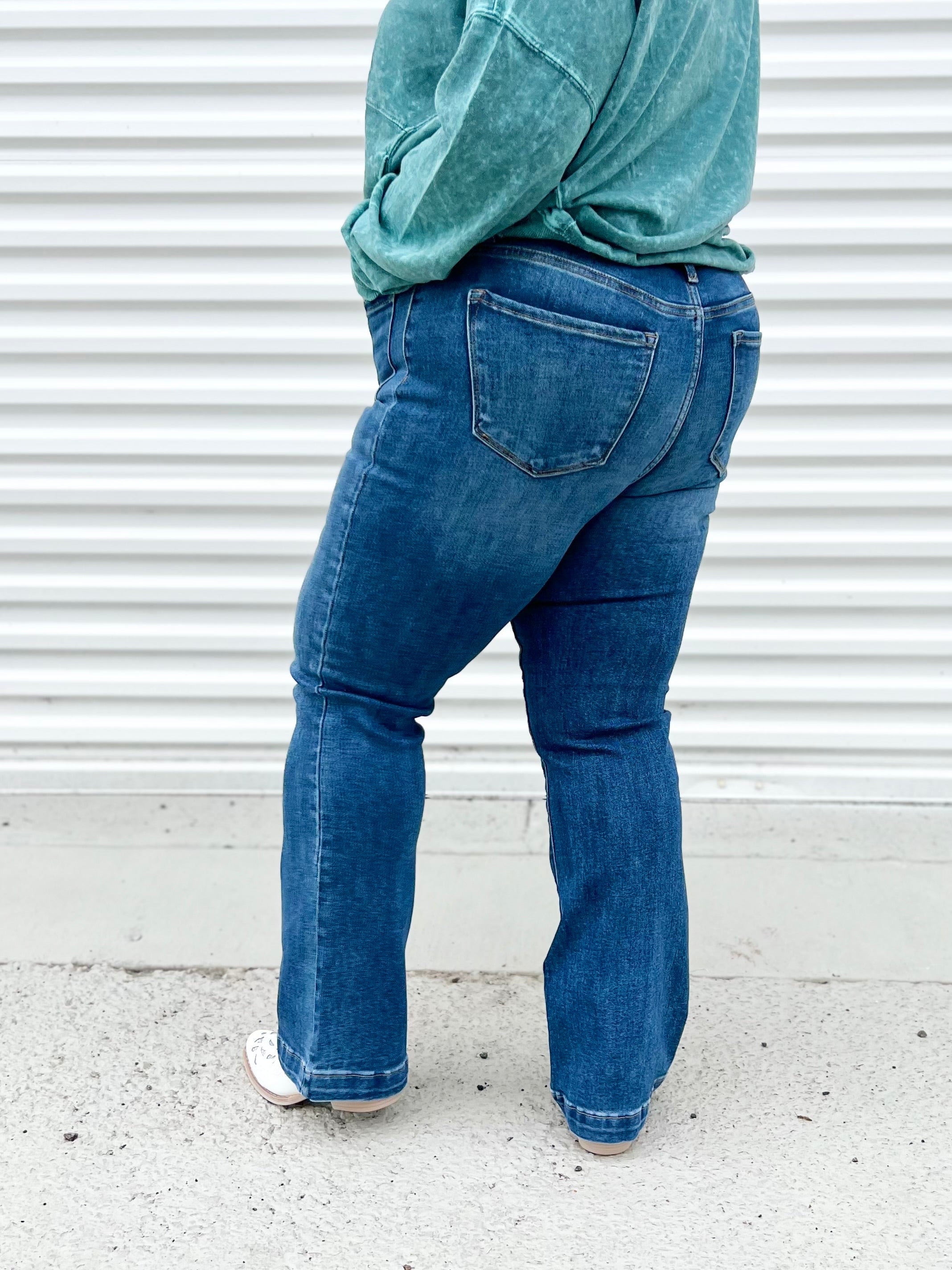 Take on the Day Straight Leg by Risen Jeans-190 Jeans-Risen Jeans-Heathered Boho Boutique, Women's Fashion and Accessories in Palmetto, FL